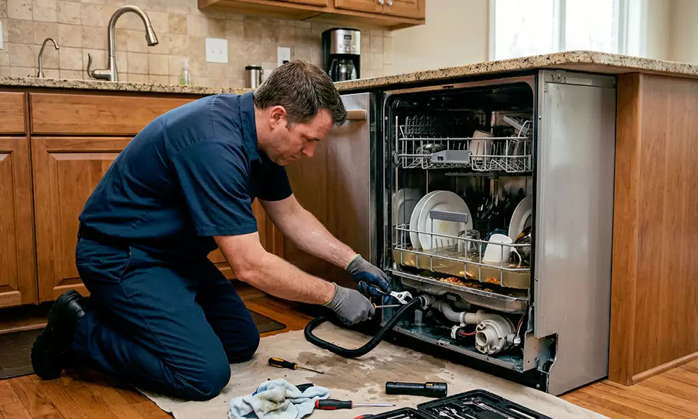 Dishwasher Not Draining Repair in Greenwich, CT