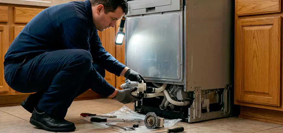 Dishwasher Drain Hose Repair in Greenwich